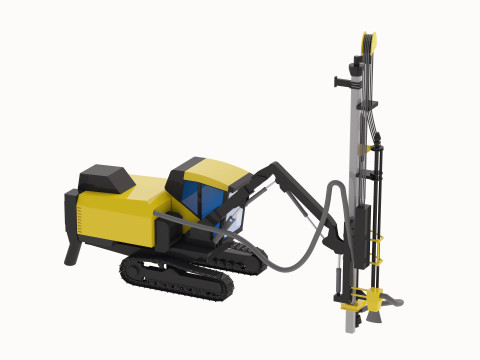 Bohrger&auml;tkonstruktion T35 3D Modell