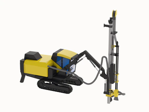 Constru&ccedil;&atilde;o de plataforma de perfura&ccedil;&atilde;o T35 Modelo 3D