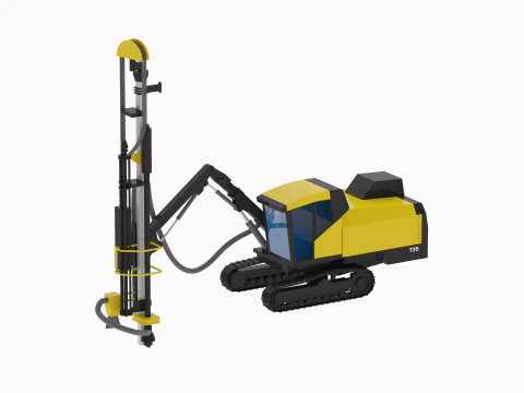 Drill Rig Construction T35 3D Model