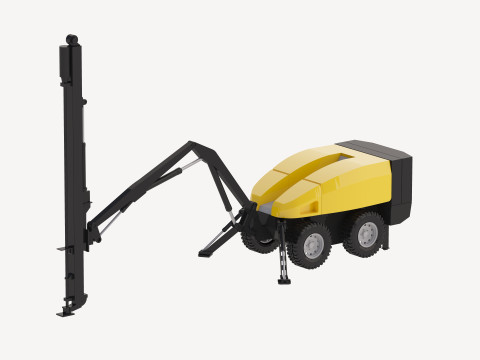 Equipo de perforación Flexiroc T15 simplificado Modelo 3D