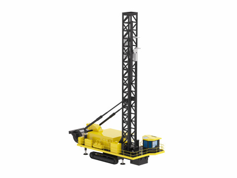 Drill Rig Blasthole 320XPC Simplified 3D Model