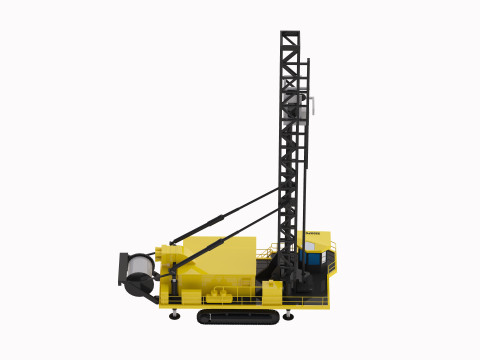 Drill Rig Blasthole 320XPC Simplified 3D Model