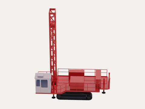 Equipo de perforaci&oacute;n para miner&iacute;a D55SP simplificado Modelo 3D
