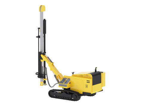 Drill Rig Surface Mining D40SH 3D Model