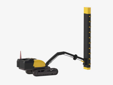 Drill Rig T20 Canopy Simplified 3D Model