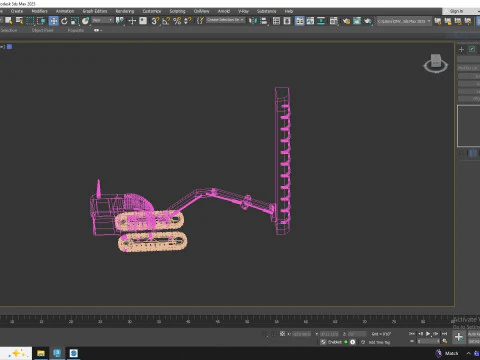 Drill Rig T20 Canopy Simplified 3D Model