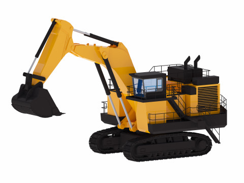 उत्खनन खनन 3600 3D मॉडल