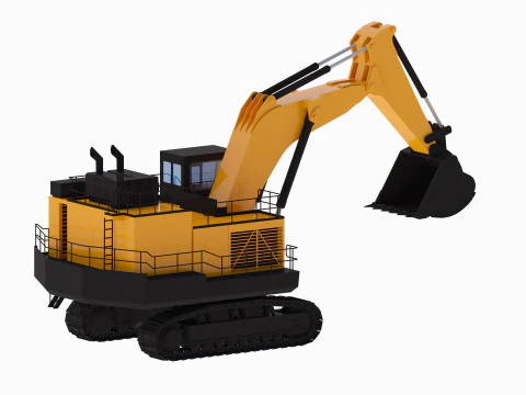 Excavator Mining 3600 3D Model
