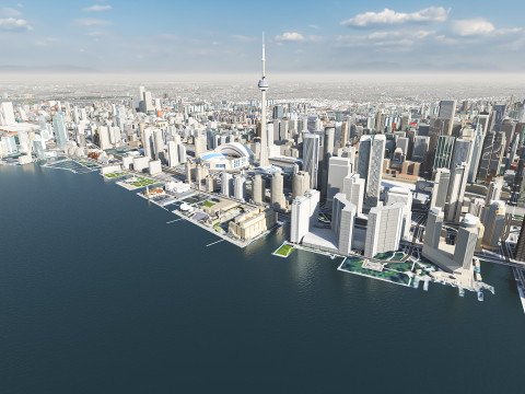 Toronto City Canada 3Dモデル