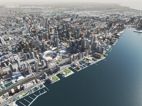 Toronto City Canada 3D 模型