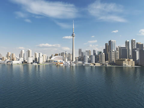 Toronto City Canada 3D 模型
