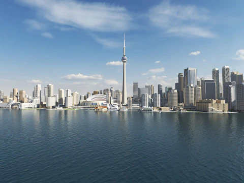 Toronto City Canada 3D Model