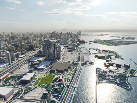 Toronto City Canada 3D 模型