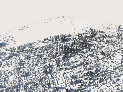 Toronto City Canada 3D Model
