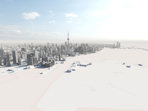 Toronto City Canada 3D 模型