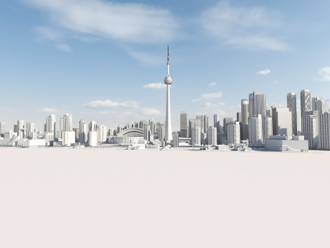 Toronto City Canada 3D 模型