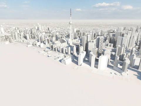 Toronto City Canada 3D Model