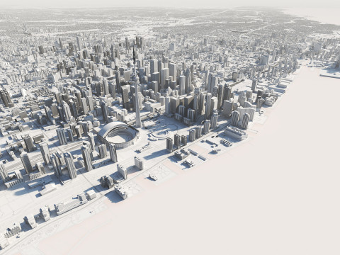 Toronto City Canada 3D 模型