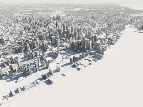 Toronto City Canada 3D Model