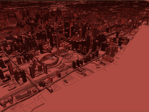 Toronto City Canada 3D 模型