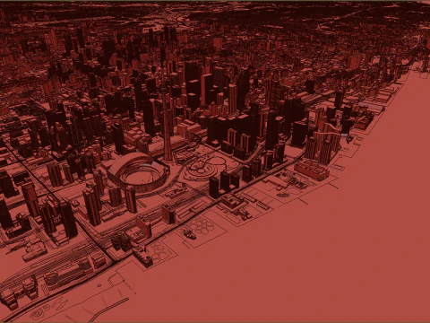 Toronto City Canada 3D Model