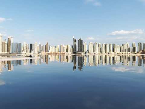 Dubai Buildings 2 3D Модель
