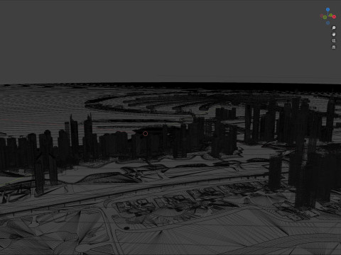 Dubai Buildings 2 3D Модель