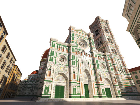 Cathedral Santa Maria del Fiore 3D 모델