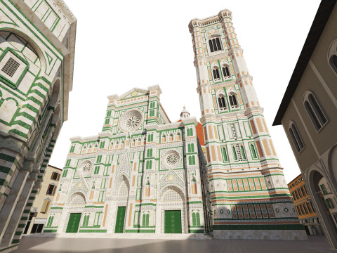 Cathedral Santa Maria del Fiore 3D 모델