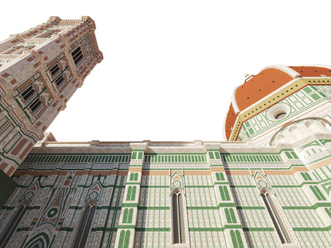 Cathedral Santa Maria del Fiore 3D 모델