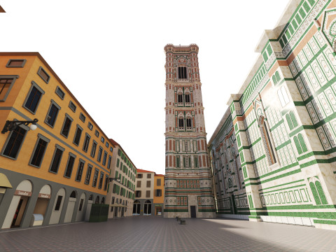 Cathedral Santa Maria del Fiore 3D 모델