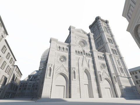 Cathedral Santa Maria del Fiore 3D 모델