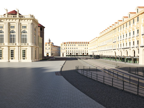 Palazzo Madama Turin 3D Model
