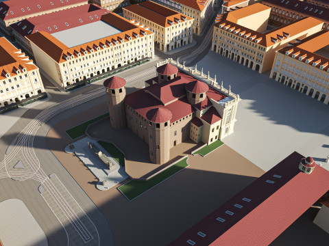 Palazzo Madama Turin 3D Model