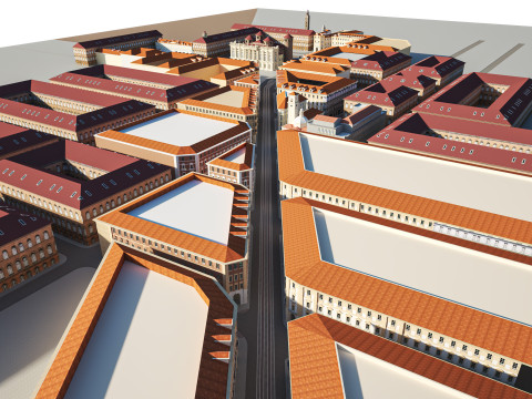 Palazzo Madama Turin 3D Model