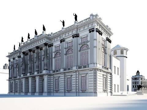 Palazzo Madama Turin 3D Model