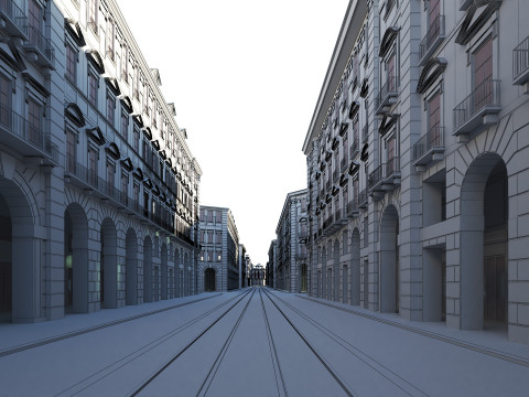 Palazzo Madama Turin 3D Model