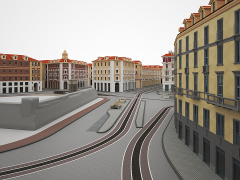 Italy Street Modelo 3D
