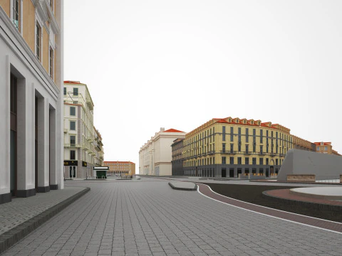 Via Italia Modello 3D