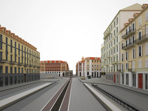 Via Italia Modello 3D