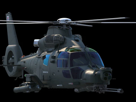 KAI LAH1 미론 헬리콥터 3D 모델