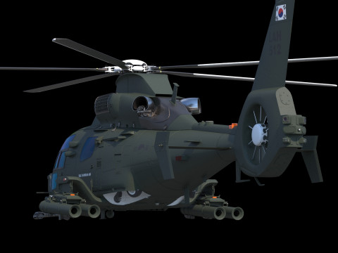 改 LAH1 ミロン ヘリコプター 3Dモデル