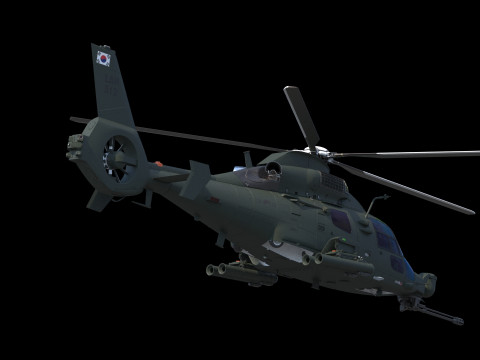 改 LAH1 ミロン ヘリコプター 3Dモデル