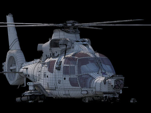 KAI LAH1 미론 헬리콥터 3D 모델