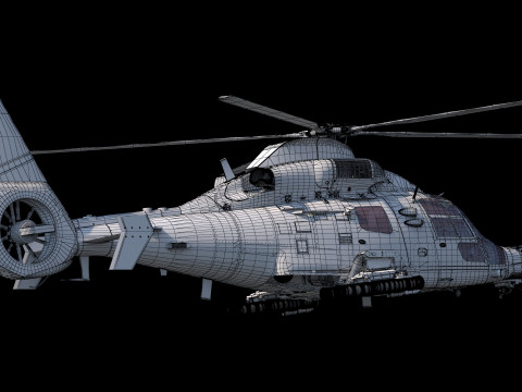 改 LAH1 ミロン ヘリコプター 3Dモデル