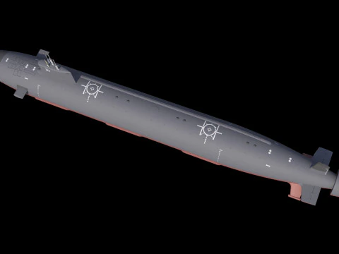 USS Seawolf SSN-21 3D Model
