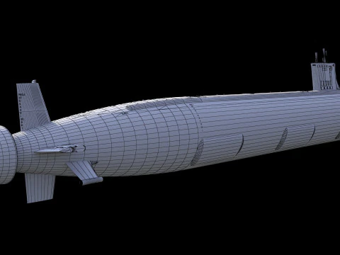USS Seawolf SSN-21 3D Model