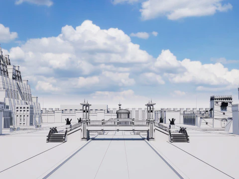 Ancient Babylonian City 3D Model