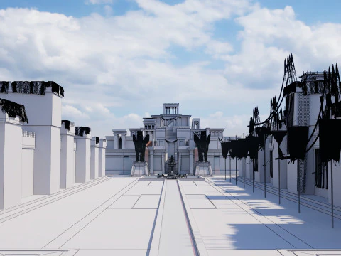 Ancient Babylonian City 3D Model