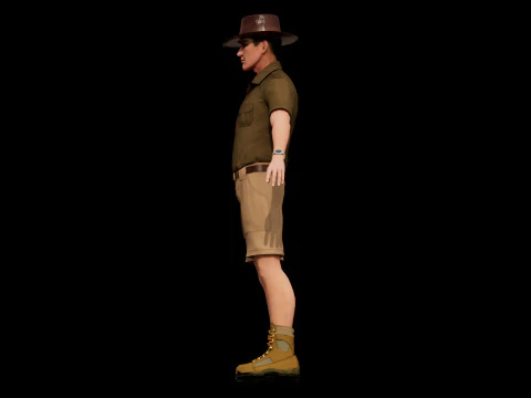Ranger Cowboy 3D Model